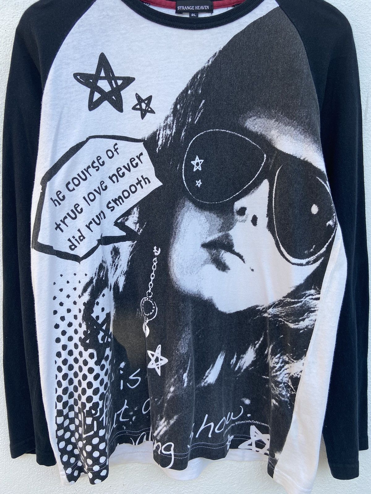 Hysteric Glamour Adrianna William tees raglan beauty beast Size US M / EU 48-50 / 2 - 2 Thumbnail