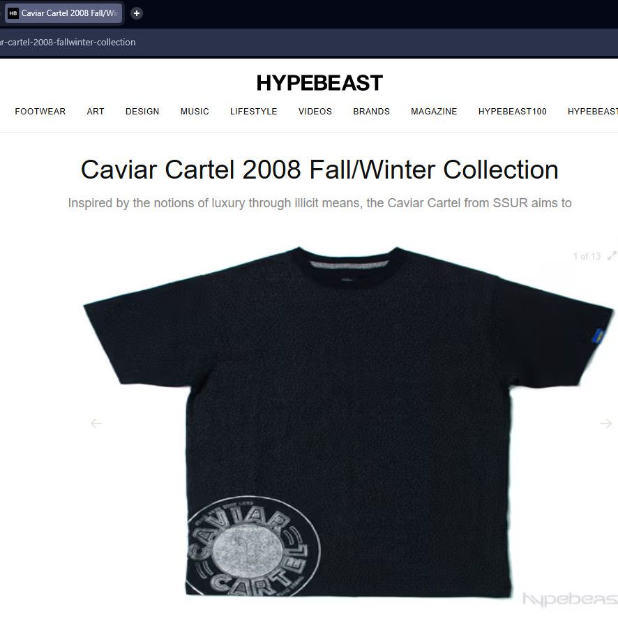 Kangol × SSUR Kangol x SSUR 2008 Caviar Cartel beanie hat Size ONE SIZE - 6 Thumbnail