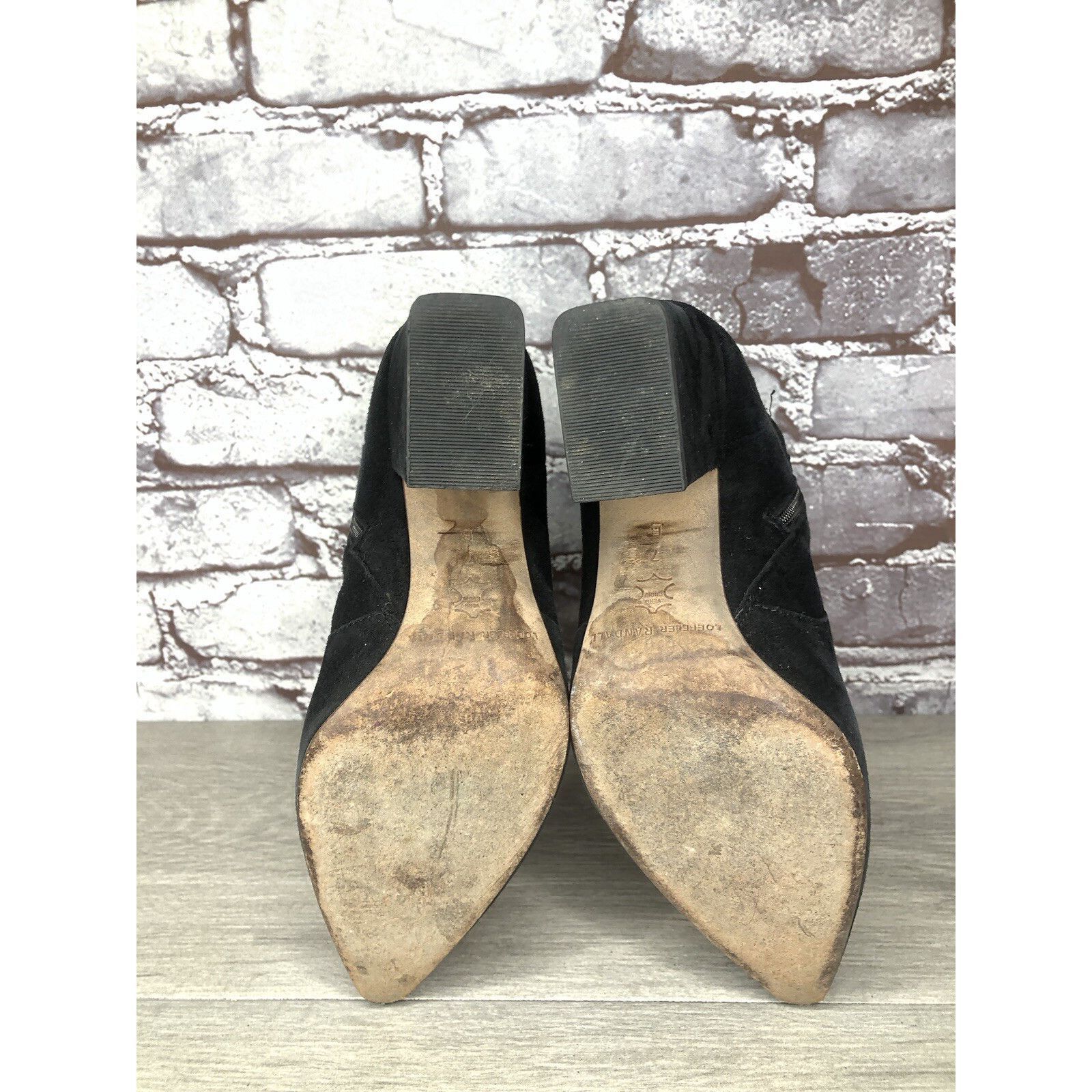 Loeffler Randall Loeffler Randall Isla Black Suede Leather Ankle Booties Boot Size US 7 / IT 37 - 5 Thumbnail