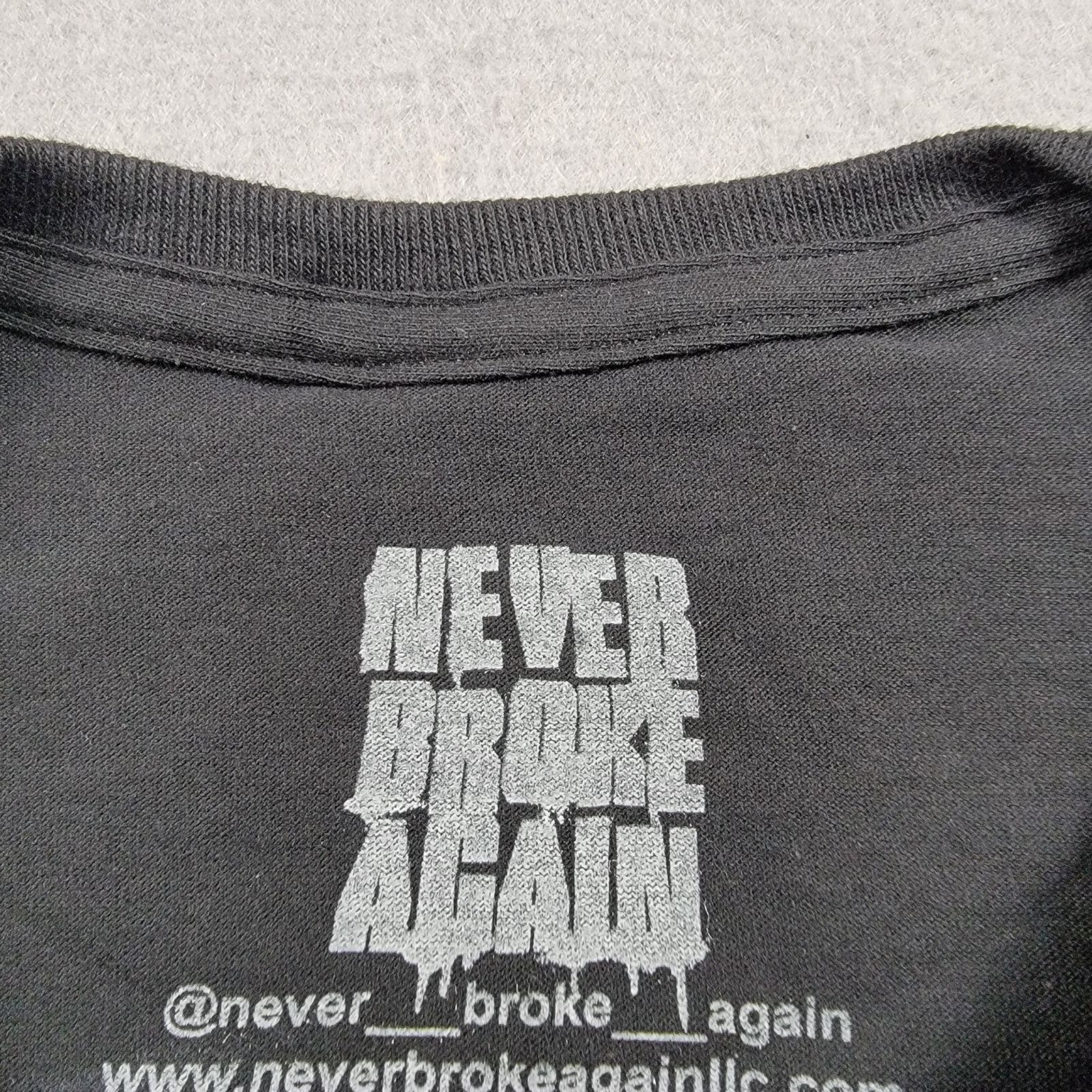 NBA Young Boy Never Broke Again Wont Make it Home Tee Black XL Size US XL / EU 56 / 4 - 3 Thumbnail