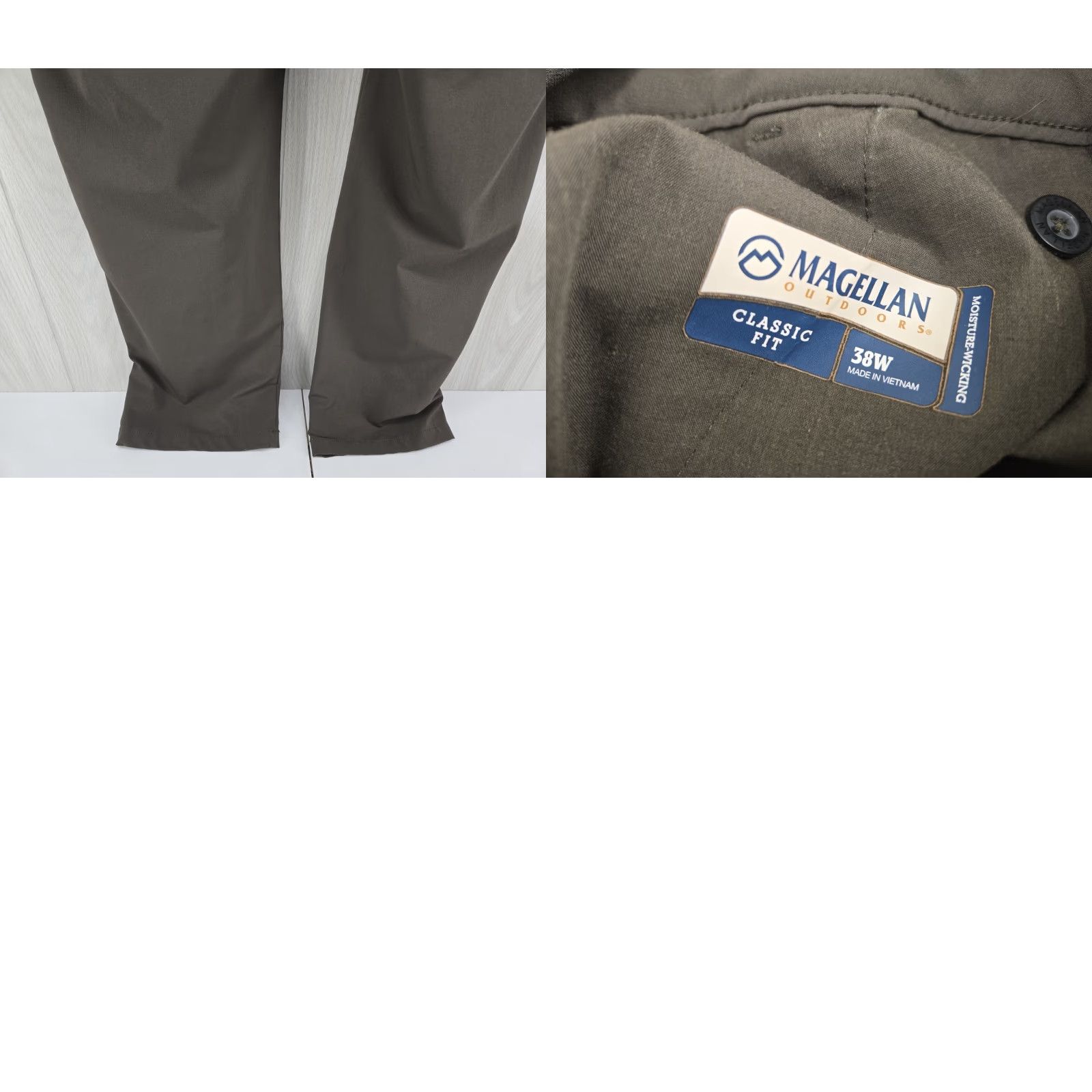 Vintage VINTAGE Magellan Outdoors Classic Fit Moisture Wicking Cargo Dark Green Pants 38x33 Size US 38 / EU 54 - 9 Thumbnail