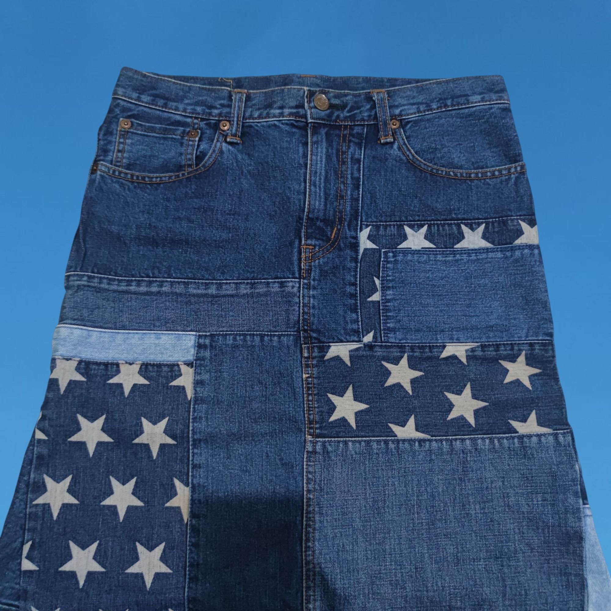 2000s Hysteric Glamour Patchwork Skirt