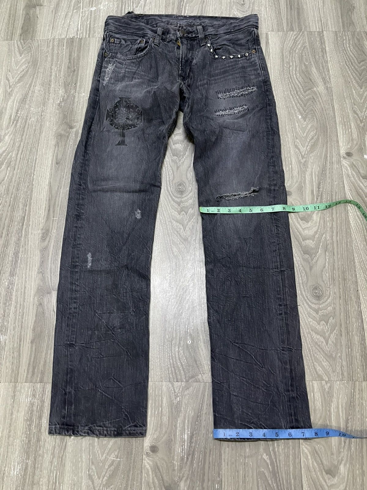 Edwin Vintage Edwin 502 Distressed Size US 35 - 13 Thumbnail