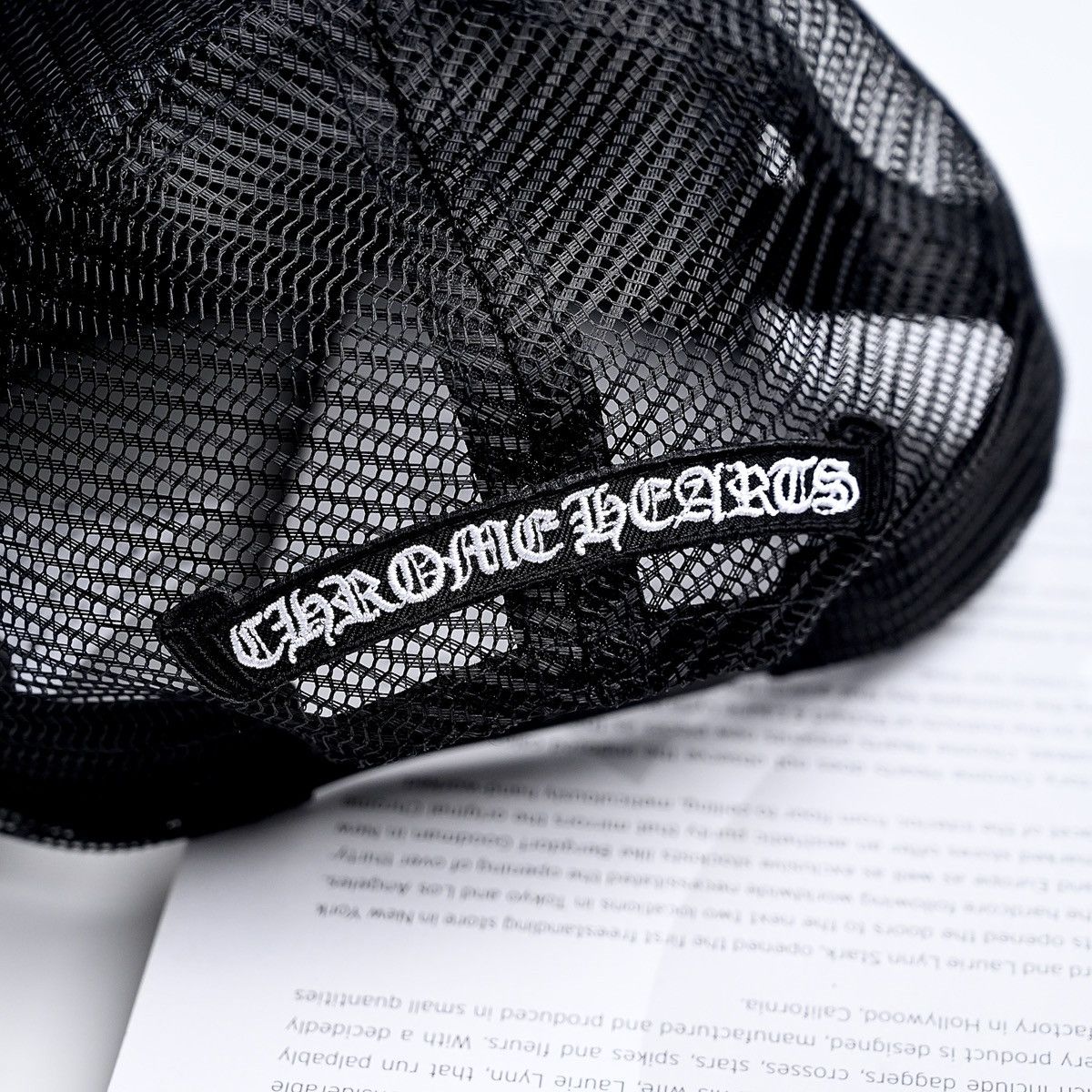 Chrome Hearts CHROME HEARTS MATTY BOY LEATHER CHOMPER LIPS TRUCKER HAT Size ONE SIZE - 5 Thumbnail