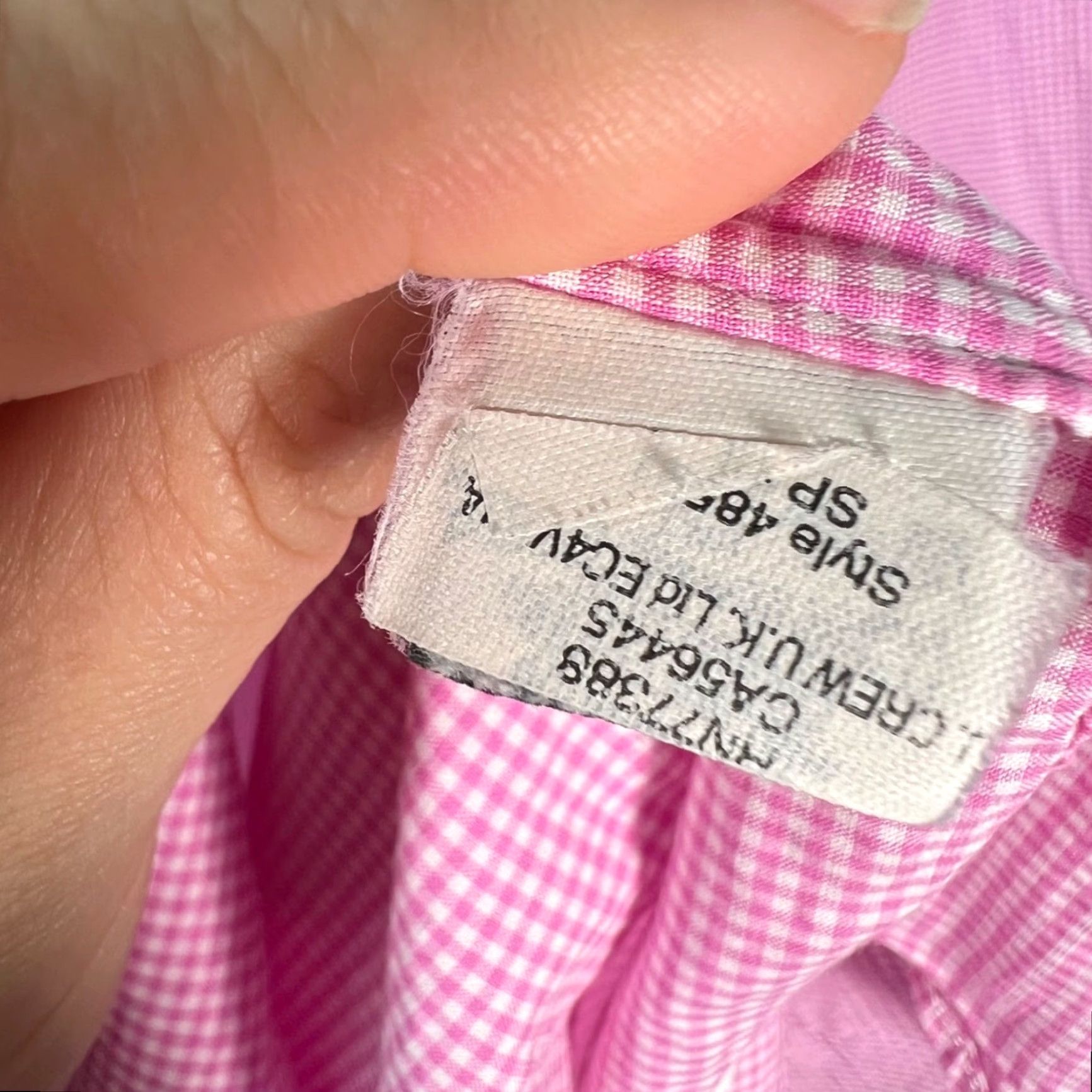 J.Crew J.Crew Ludlow Mens Small Pink Gingham Button-Down Shirt 120s 2-Ply Cotton Shirt Mens Small Pink Ginghammn Button-Down Casual 120s Cotton 2-Ply N/A Size US S / EU 44-46 / 1 - 5 Thumbnail