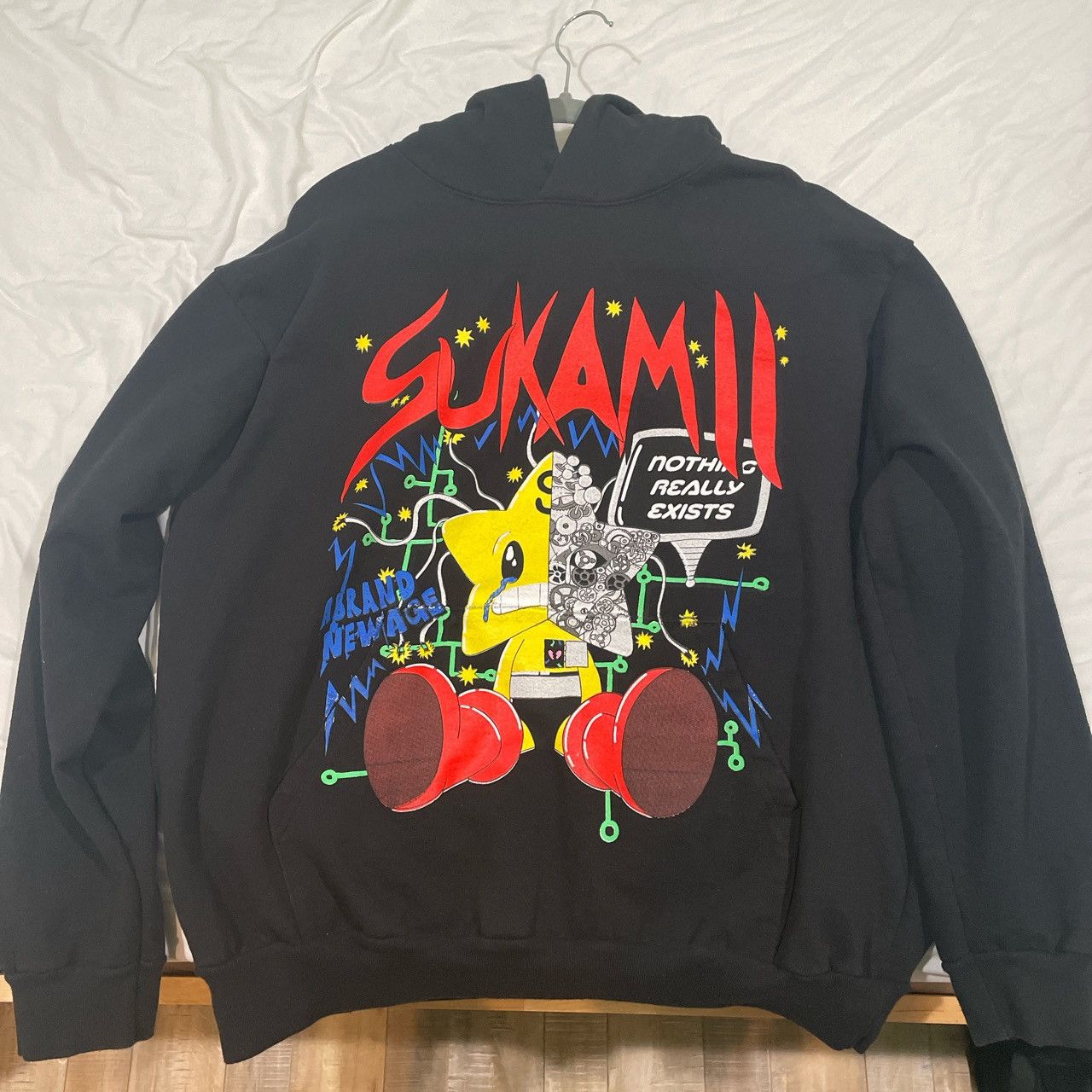 image of Sukamii Starboy Hoodie in Black, Men's (Size XL)
