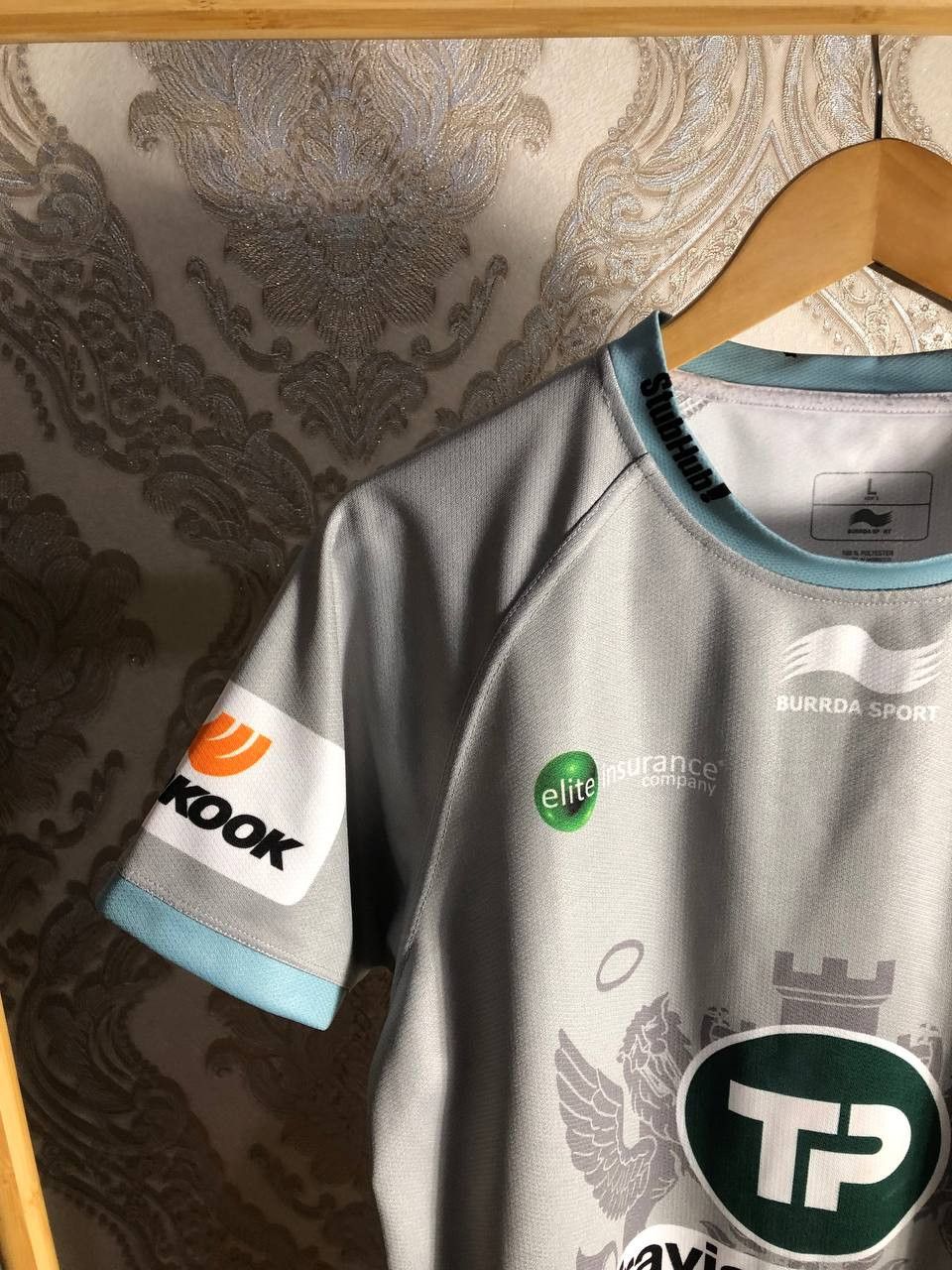 Vintage Very Rare Northampton England Rugby Football Jersey Retro Size US L / EU 52-54 / 3 - 3 Thumbnail