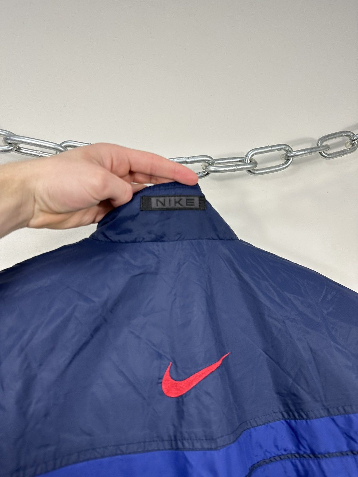 Nike Vintage Nike Baggy Drill Swoosh USA Hype Track Top Jacket Size US XS / EU 42 / 0 - 8 Thumbnail