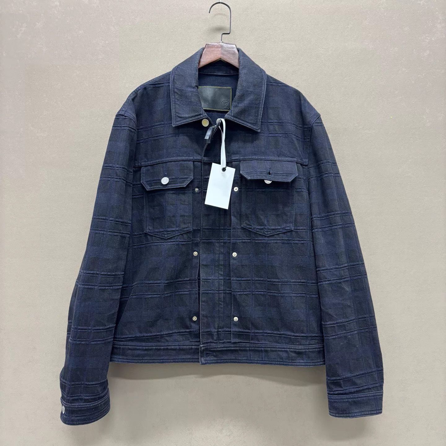 Louis Vuitton LOUIS VUITTON Monogram Lapel Denim Jacket XL Size XL / US 12-14 / IT 48-50 - 1 Thumbnail