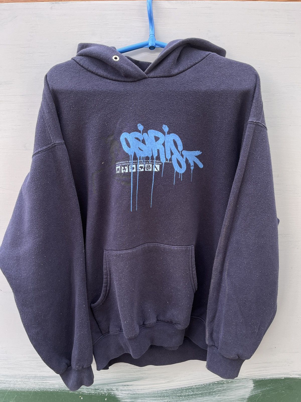 Vintage Osiris Hoodie Skateboards Surf Streetwear d3 M