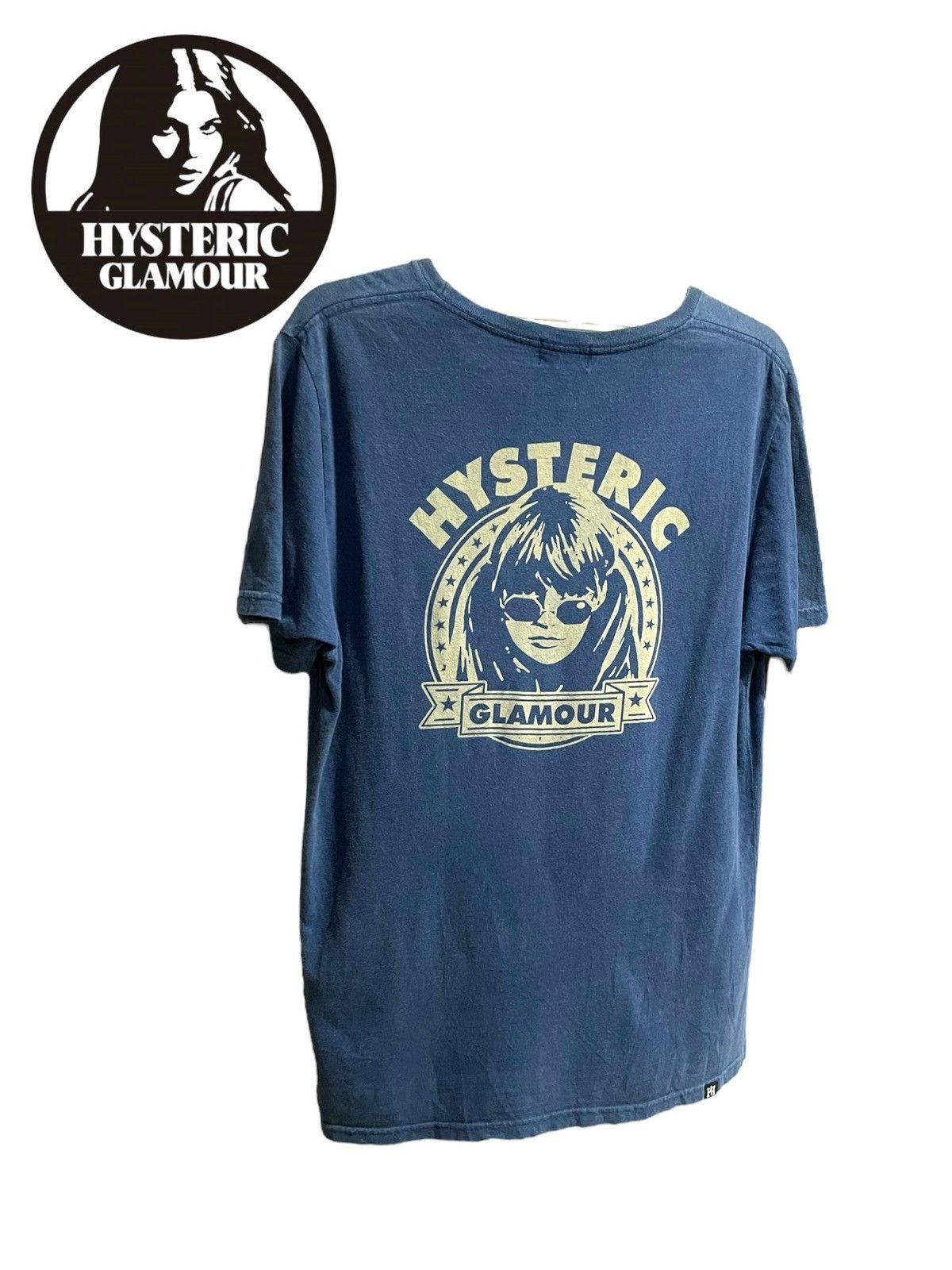 Hysteric Glamour Hysteric Glamour Secret Service Distressed Single Pocket Tee Size US M / EU 48-50 / 2 - 11 Thumbnail