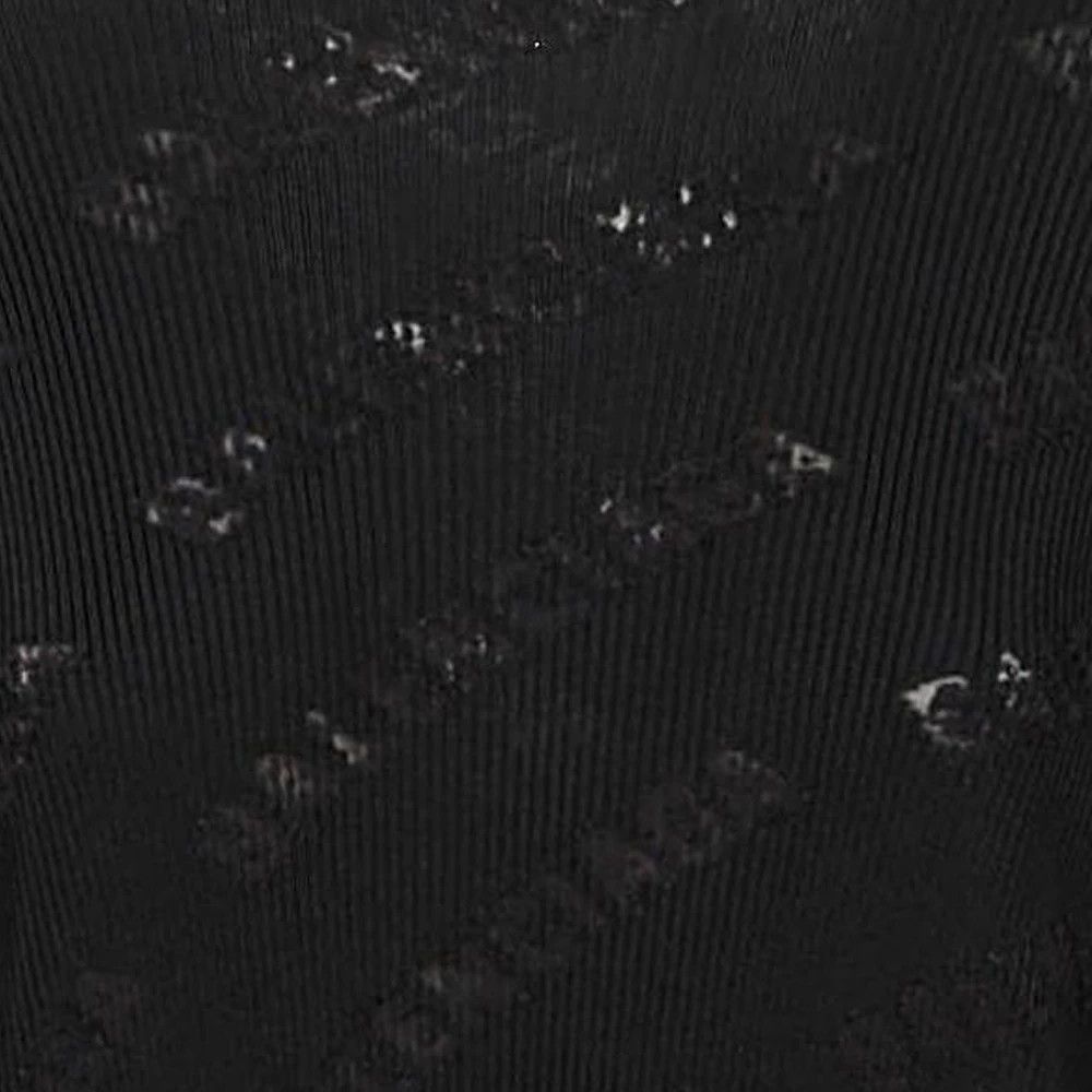Balenciaga o1bcso1str0525 All-Over Turtleneck Sweater in Black Size XL / US 12-14 / IT 48-50 - 5 Thumbnail