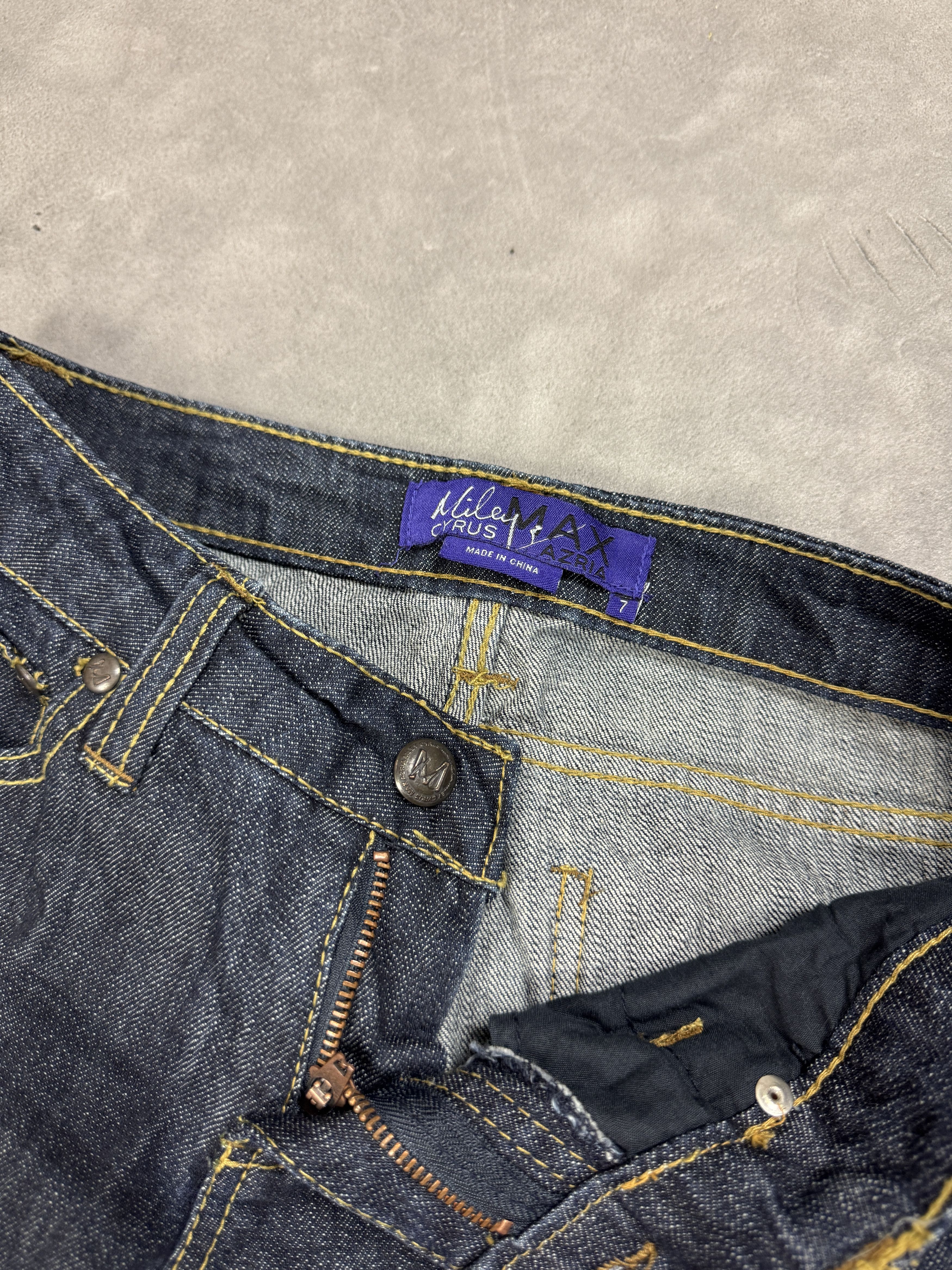 Vintage Vintage Washed Navy Denim Jeans Y2K (XS/S) 90s 80s Size 26" / US 2 / IT 38 - 5 Thumbnail