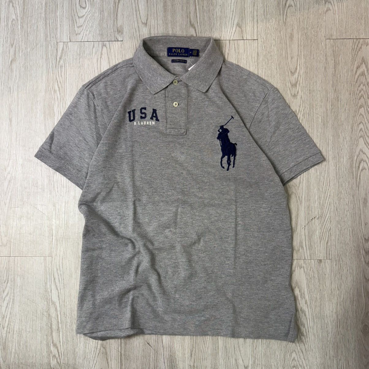 Polo Ralph Lauren POLO RALPH LAUREN usa grey Size US M / EU 48-50 / 2 - 1 Thumbnail