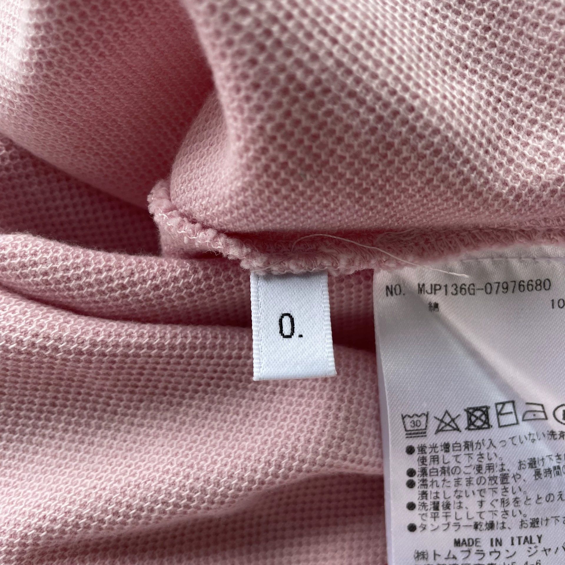 Thom Browne THOM BROWNE Pink Striped Button Polo Women 0 99New Size XS / US 0-2 / IT 36-38 - 6 Thumbnail