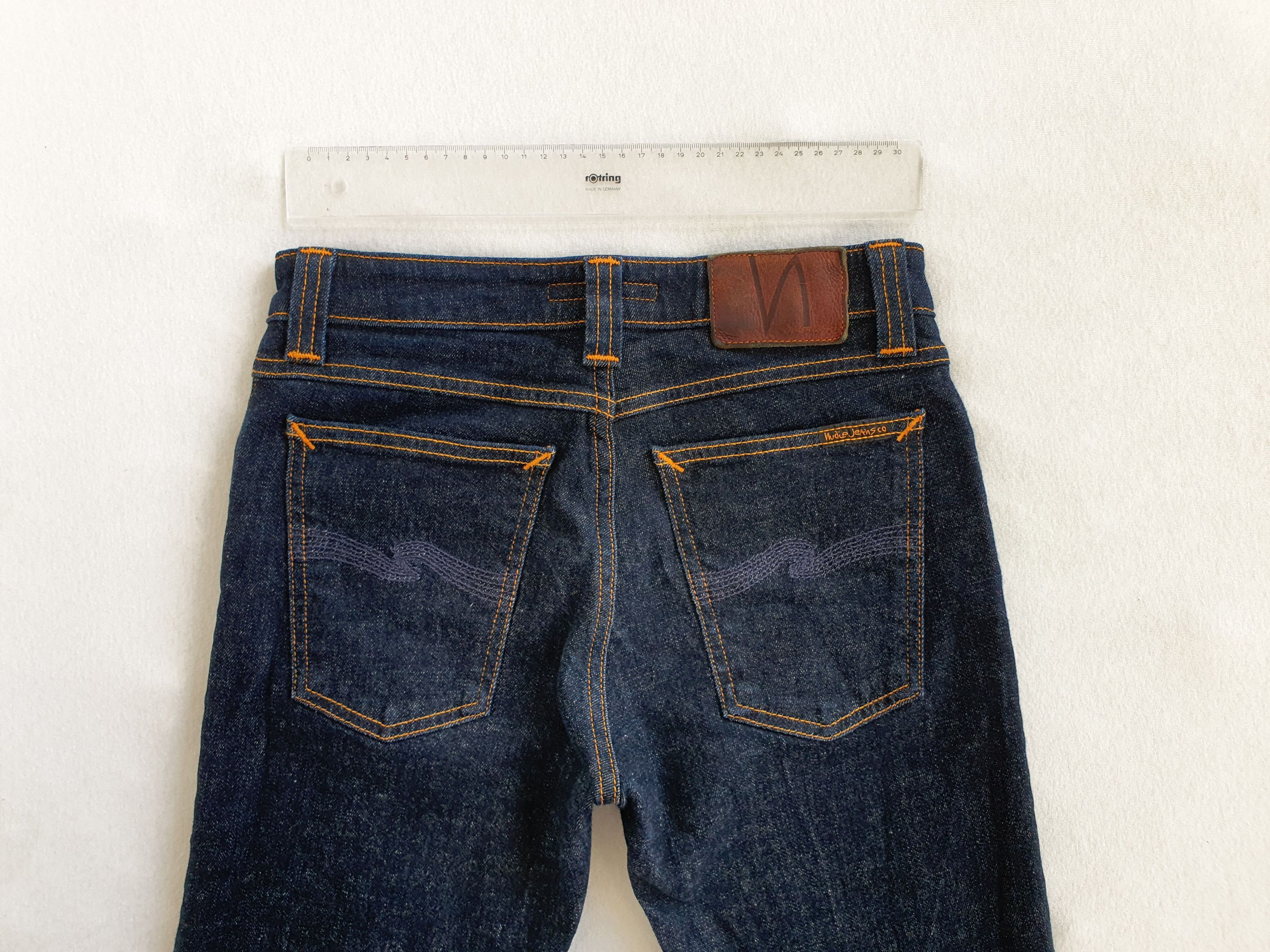 Nudie Jeans SKINNY LIN Denim Jeans - TWILL NAVY (N904) - W27 L32 Size US 27 - 12 Thumbnail