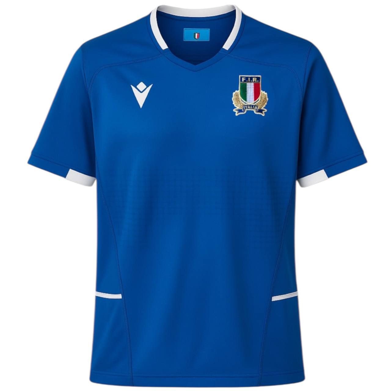 Macron 2021/22 ITALY(ITALIA) TEAM HOME RUGBY JERSEY SHIRT MACRON XL Size US XL / EU 56 / 4 - 1 Thumbnail