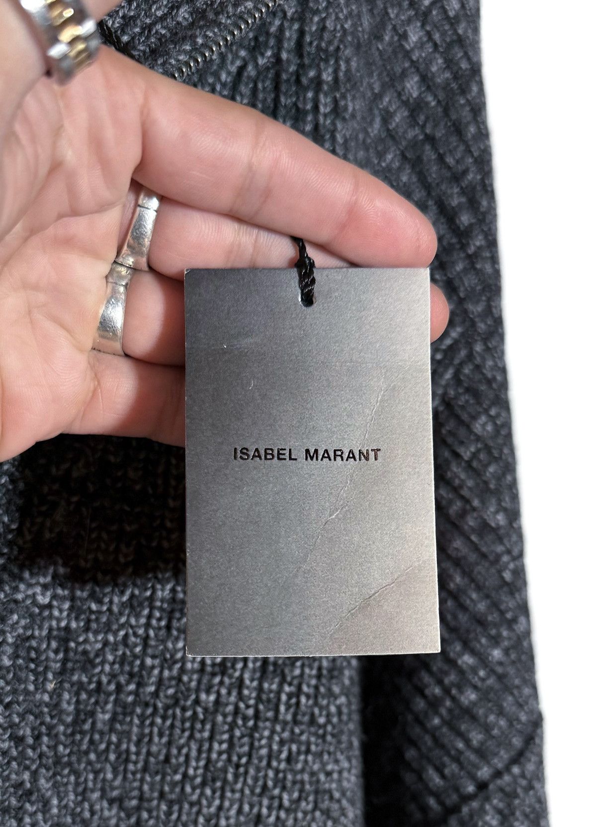 Isabel Marant Isabel Marant Melange Grey Benny Half Zip Knit Sweater Size US L / EU 52-54 / 3 - 6 Thumbnail