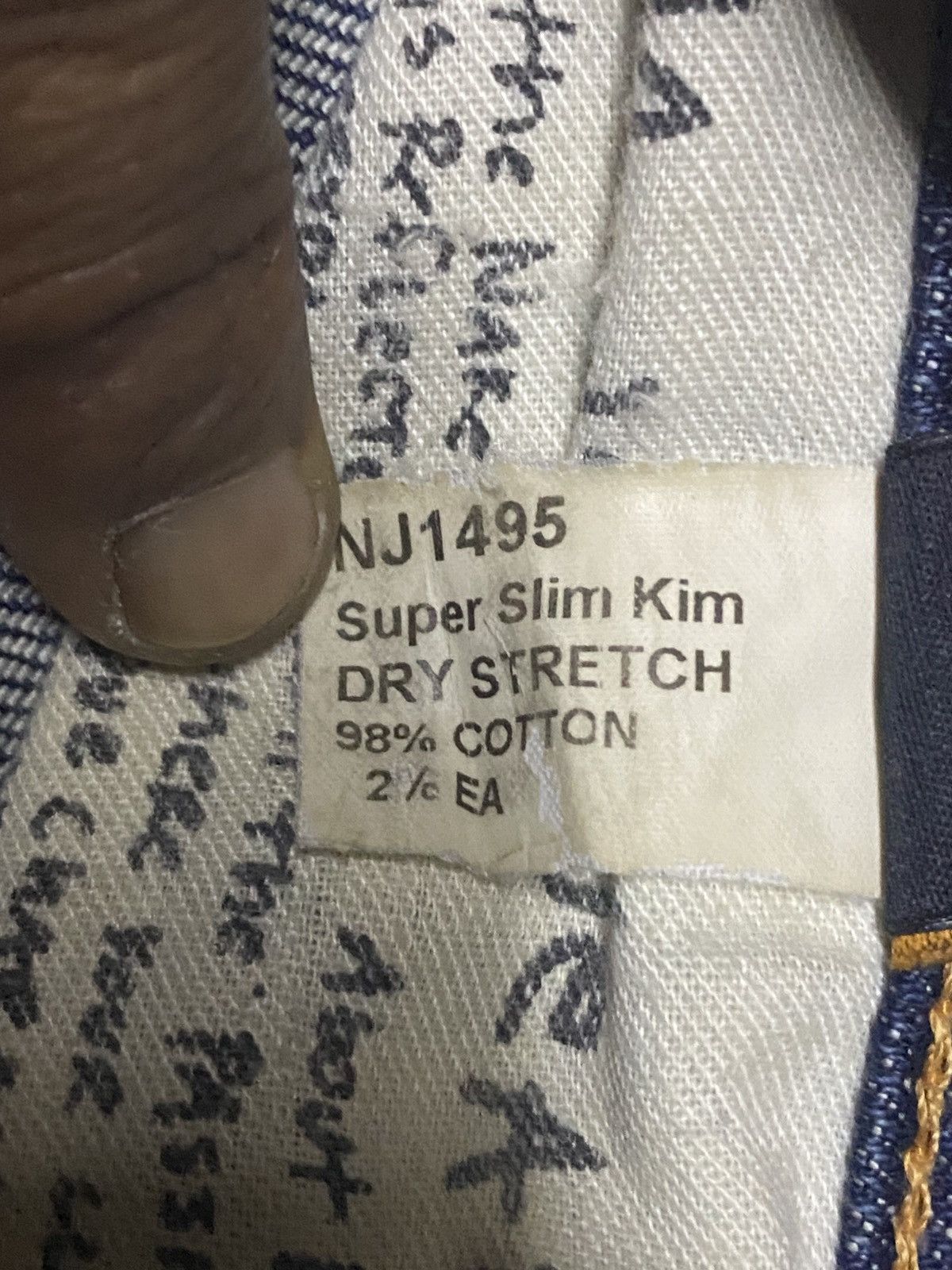 Nudie Jeans Nudie Nj 1495 Mud Wash Distresses Slim Fit Jeans Size US 29 - 20 Thumbnail