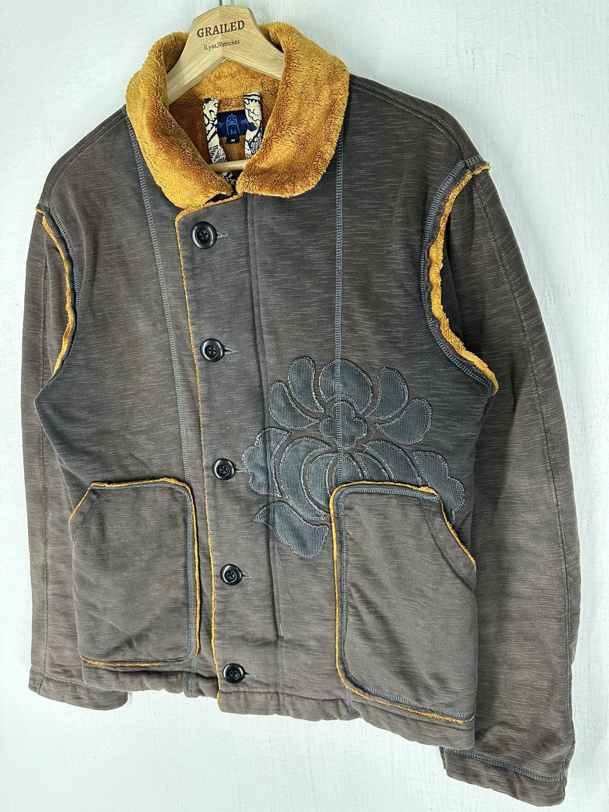 Japanese Brand Fur Winter Coat Iron Under Damp Cloth Coat Jacket Size US M / EU 48-50 / 2 - 4 Thumbnail