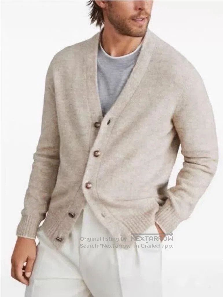 Brunello Cucinelli Brunello Cucinelli Alpaca Cardigan Sweater. Size US M / EU 48-50 / 2 - 6 Thumbnail
