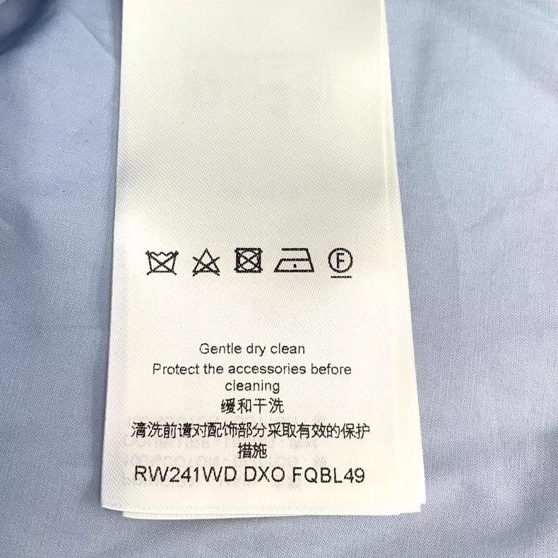 Louis Vuitton Louis Vuitton 24 blue cotton lapel single-breasted long-sl Size XS / US 0-2 / IT 36-38 - 6 Thumbnail