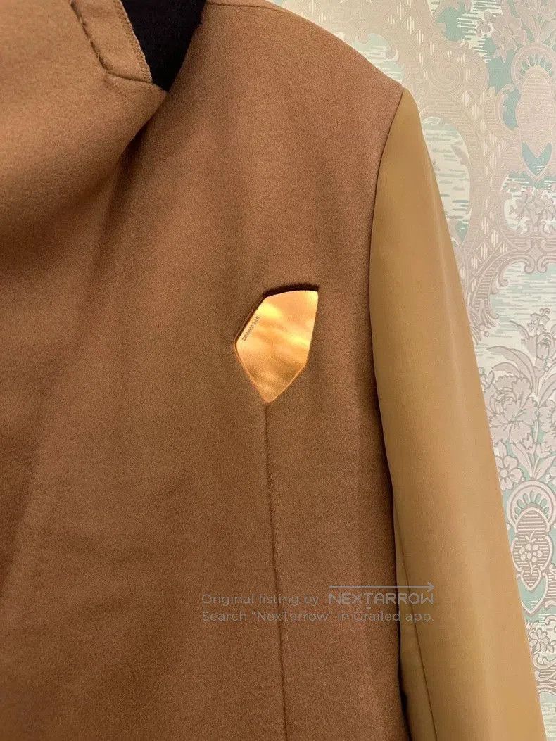 Raf Simons RAF SIMONS Oversized Wool Coat with Mirror Detail. Size US L / EU 52-54 / 3 - 3 Thumbnail