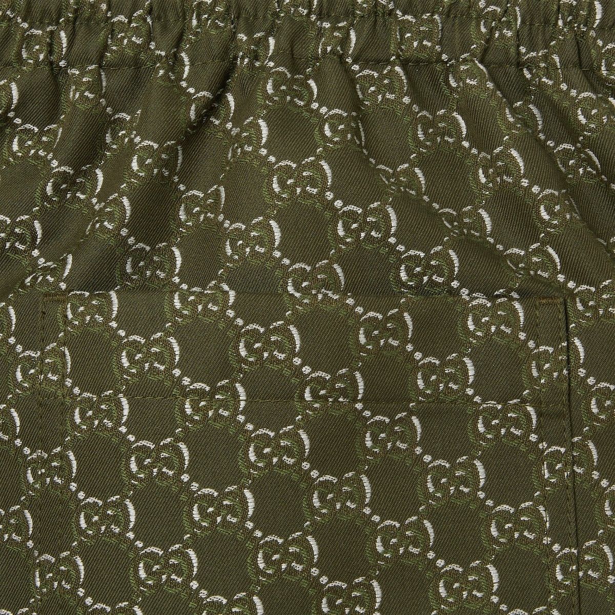Gucci o1loc1c1125 804980 Cotton Jacquard Short With GG Shadow Size US 32 / EU 48 - 4 Thumbnail