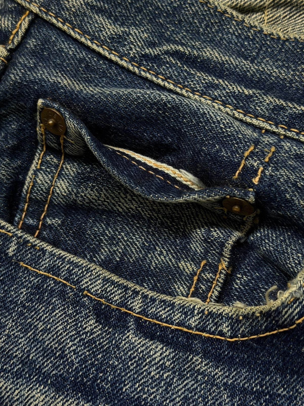 Denime Vintage 90s Denime Lot 013 Orizzonti Japan Selvedge | W29 Size US 29 - 10 Thumbnail