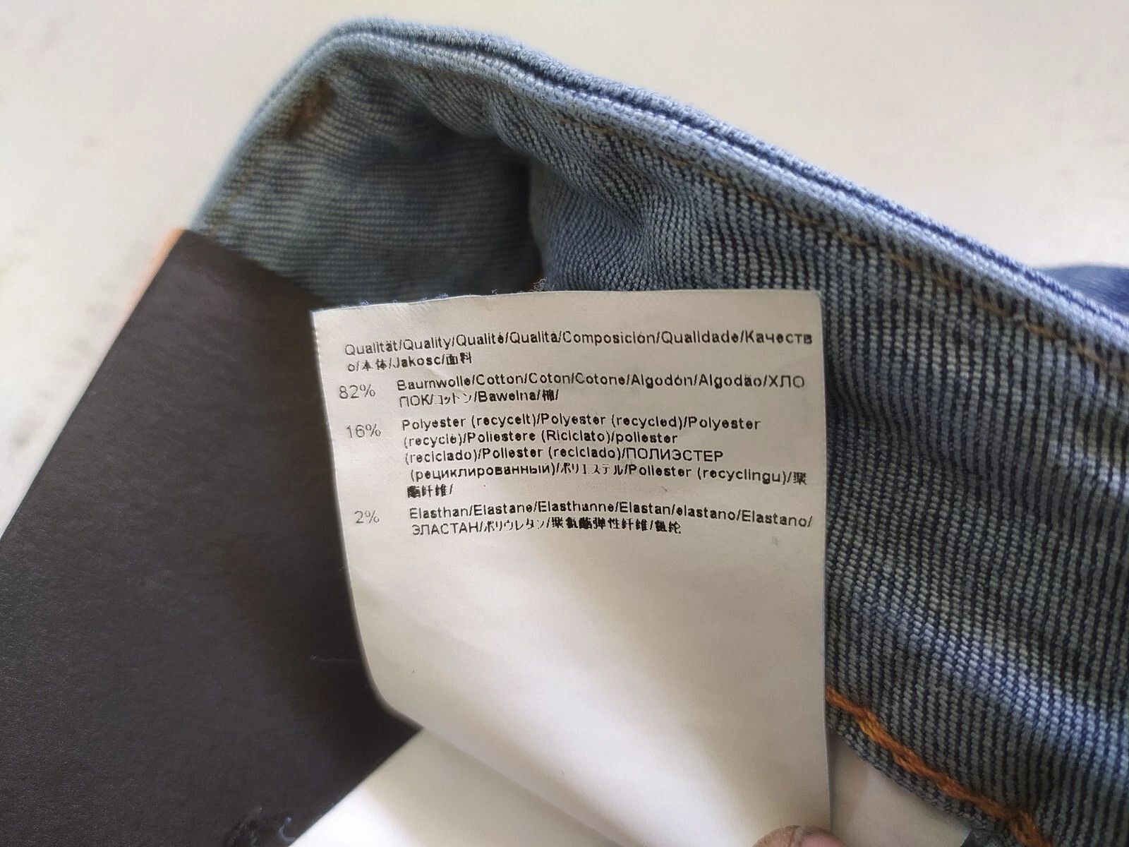 Hugo Boss HUGO BOSS RE.MAINE Regular fit men's Jeans T 1246 Size US 33 - 9 Thumbnail