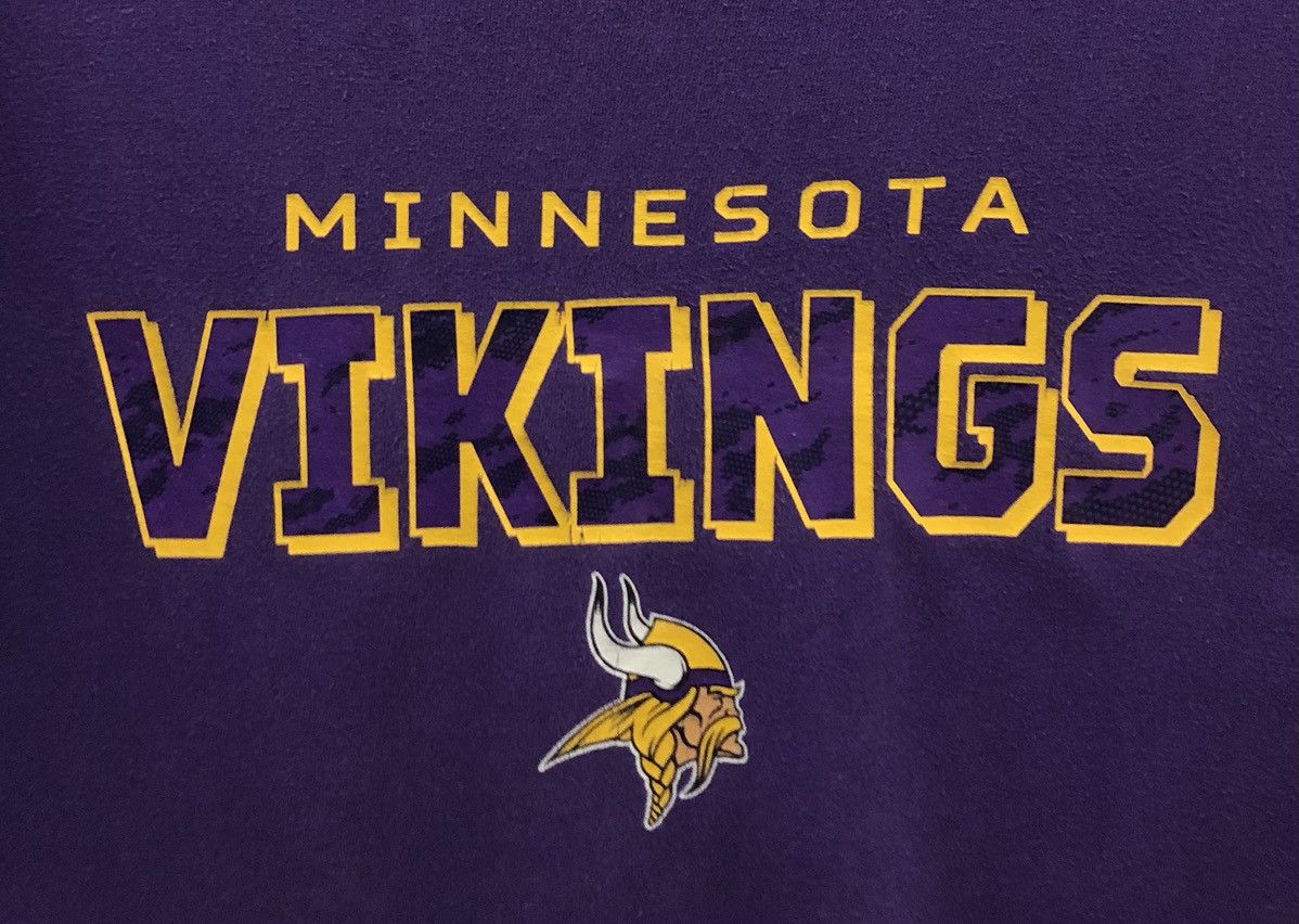 NFL NFL Team Apparel Minnesota Vikings T-Shirt Size US L / EU 52-54 / 3 - 3 Thumbnail