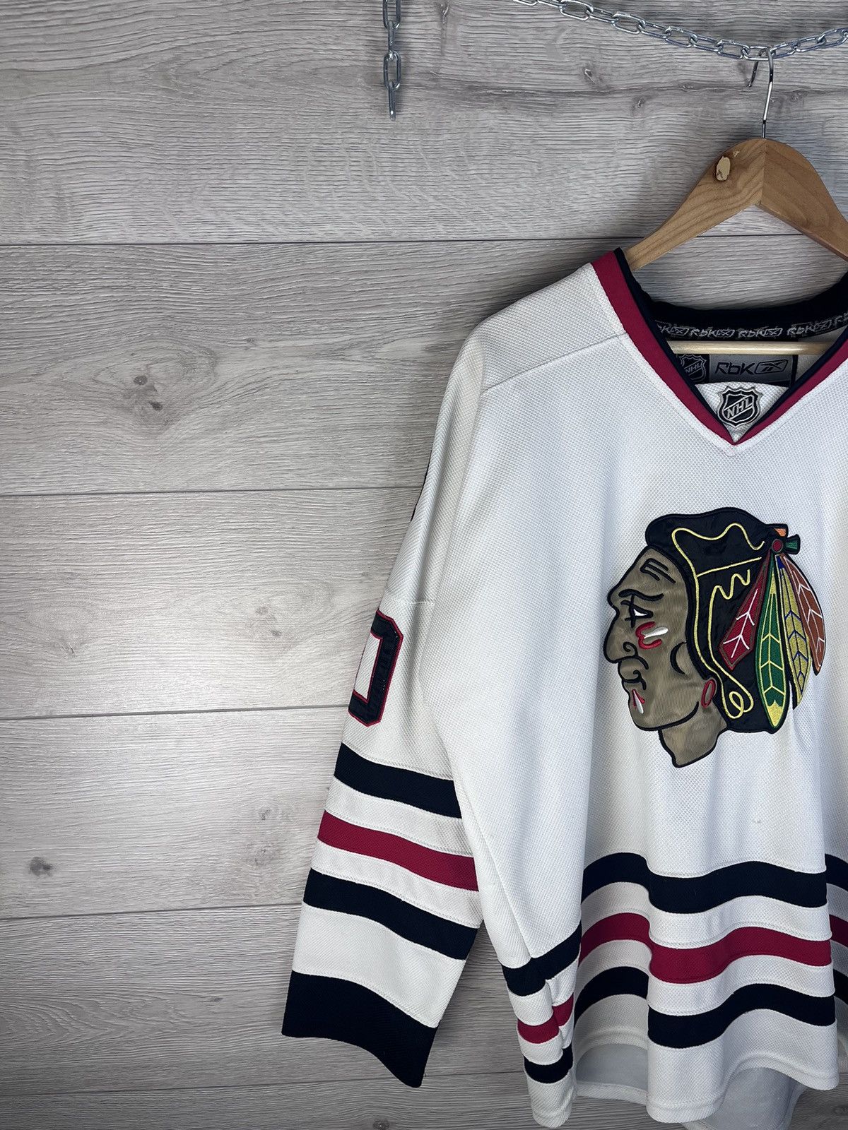 Reebok REEBOK HOKEY JERSEY NHL PATRICK SHARP #10 CHICAGO BLACKHAWKS Size US L / EU 52-54 / 3 - 3 Thumbnail