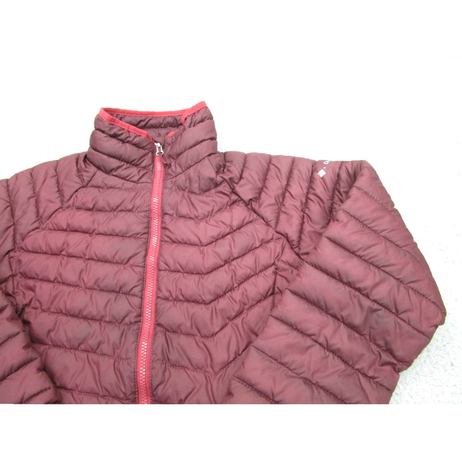 Vintage Columbia Jacket Women’s Medium Red Purple Coat Zip Puffer Omni-Heat Insulated Size M / US 6-8 / IT 42-44 - 2 Thumbnail