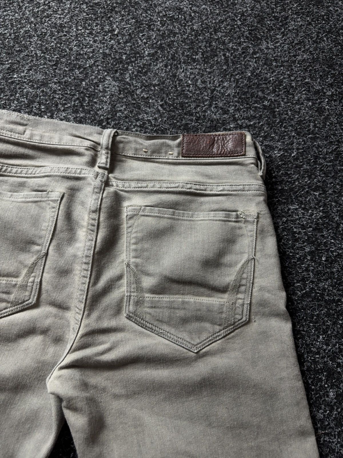 Allsaints AllSaints Grey Slim Jeans Rick style Minimal Stretch Denim Size 27" / US 4 / IT 40 - 18 Thumbnail