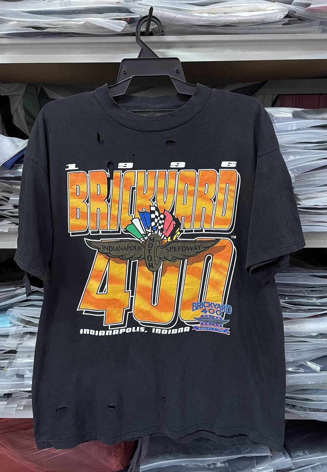 Vintage Vintage Distressed 90's Brickyard 400 Very Rare🔥🔥🔥 Size US XL / EU 56 / 4 - 1 Thumbnail