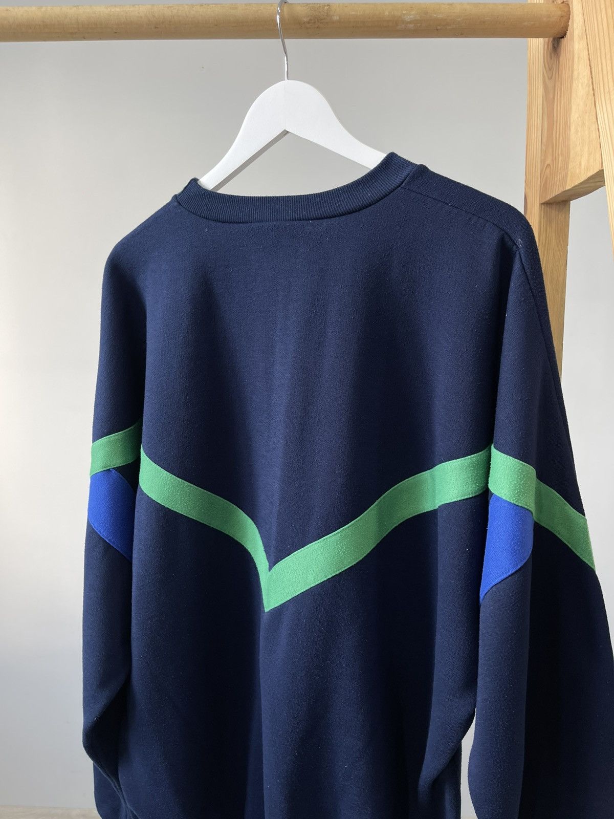 Adidas Vintage Rare Adidas Oversized Crewneck Big Logo Sweatshirt Size US XL / EU 56 / 4 - 11 Thumbnail