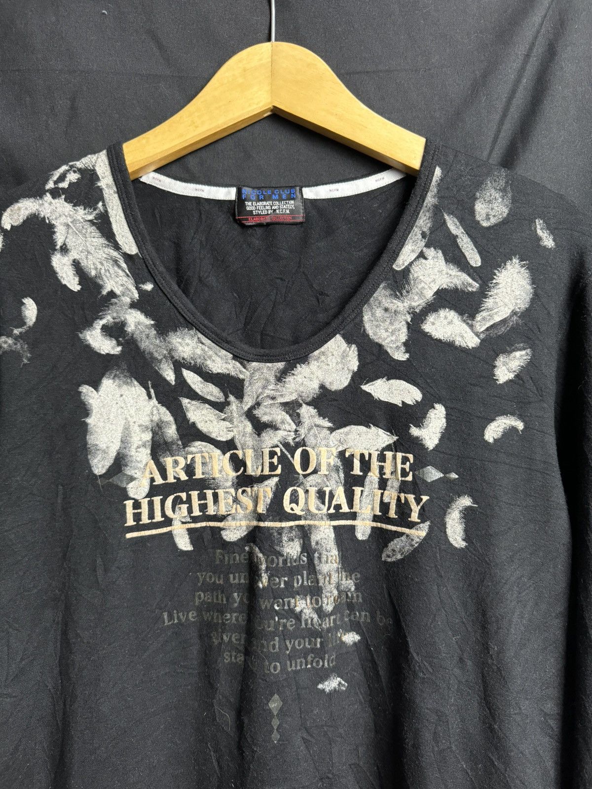 If Six Was Nine Nicole Club For Men Poem Long Sleeve Size US M / EU 48-50 / 2 - 3 Thumbnail