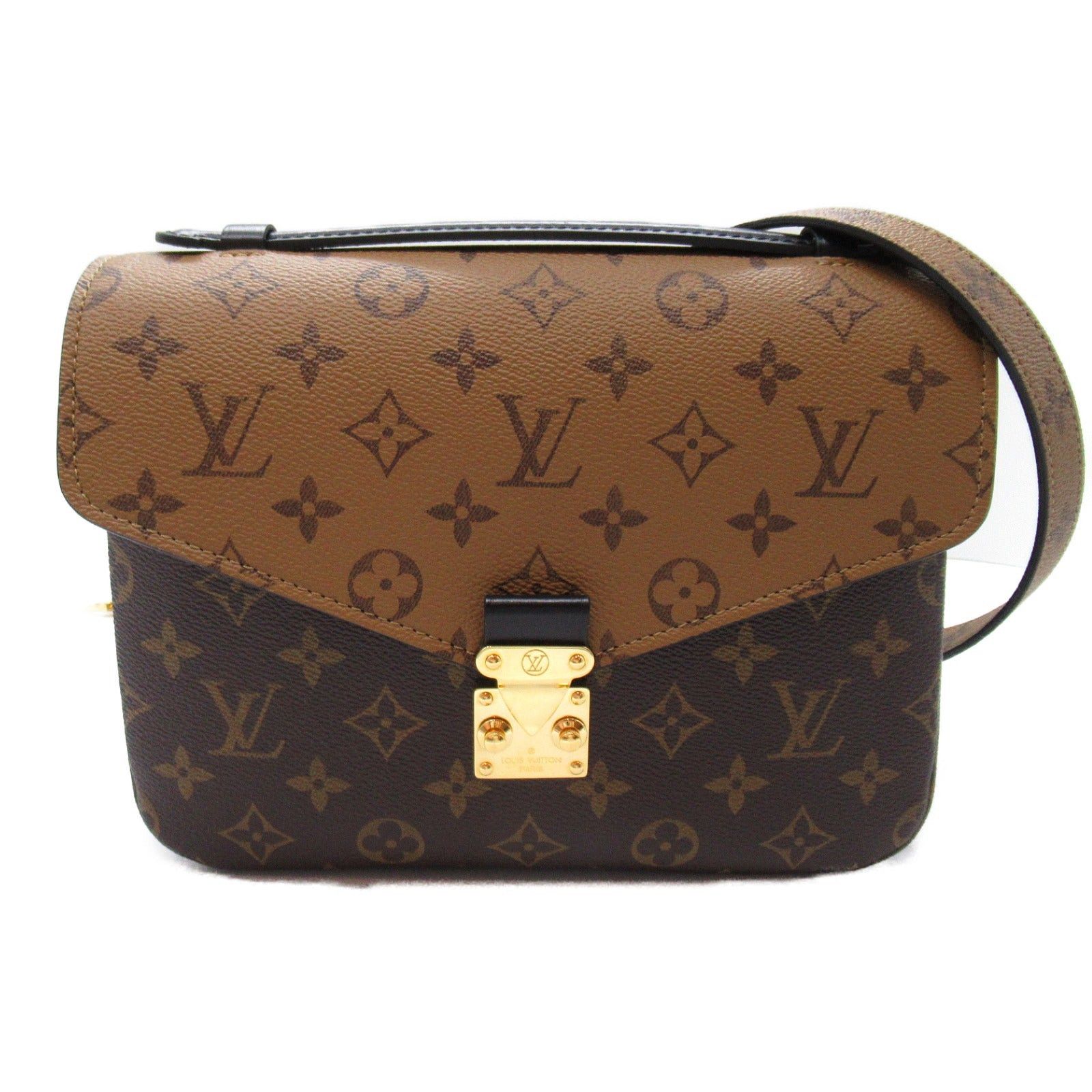 Louis Vuitton Louis Vuitton Pochette Metis Mm Shoulder Bag Coated Canvas Monogram Reverse Brown Size ONE SIZE - 1 Thumbnail