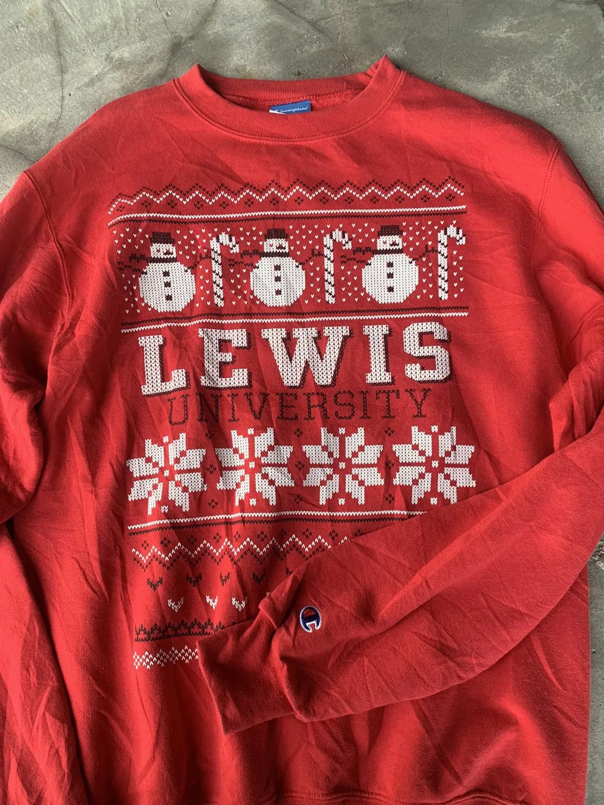 Champion VINTAGE CHAMPION LEWIS SNOWMAN ECO FLEECE SWEATSHIRT. Size US S / EU 44-46 / 1 - 2 Thumbnail