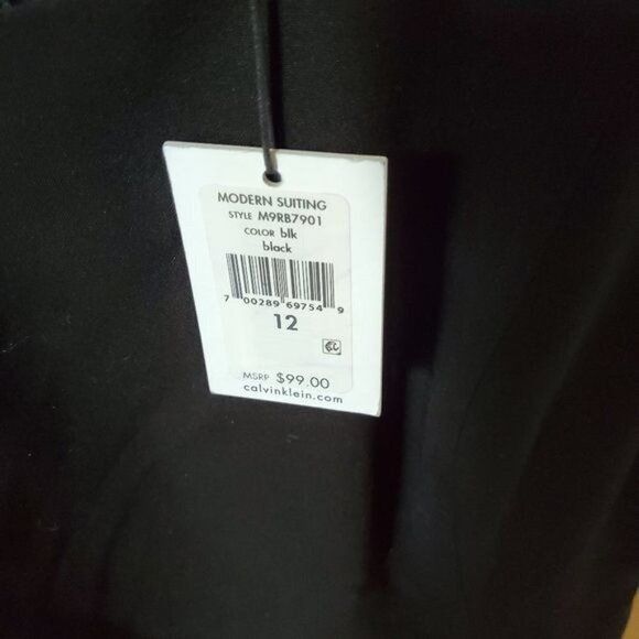 Calvin Klein Calvin Klein Sleeveless Zippered Lined Little Black Sz. 12 D Size XL / US 12-14 / IT 48-50 - 3 Thumbnail
