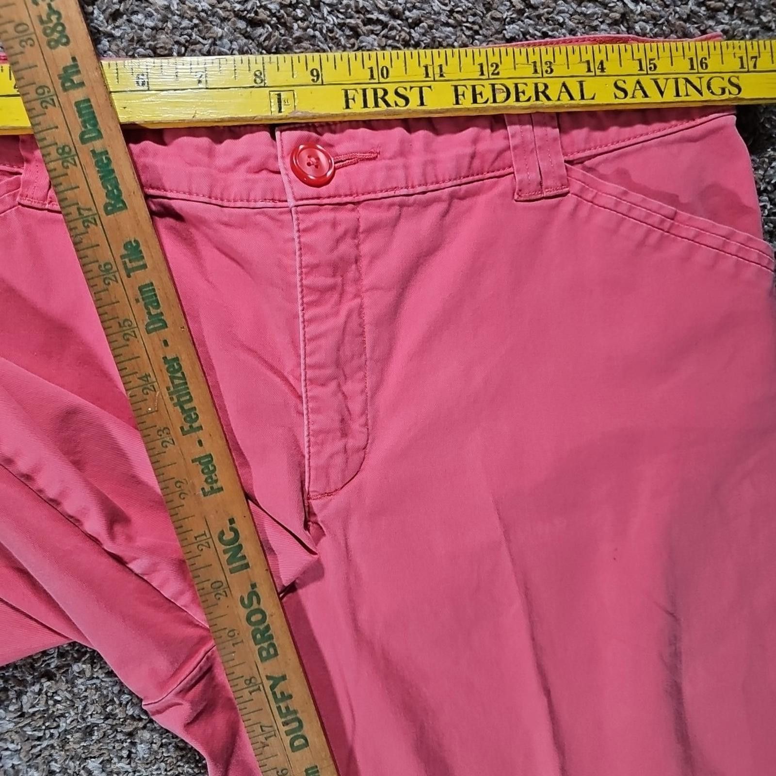 Lee LEE Just Below The Waist Pink Capri Pants Size 33" - 4 Thumbnail