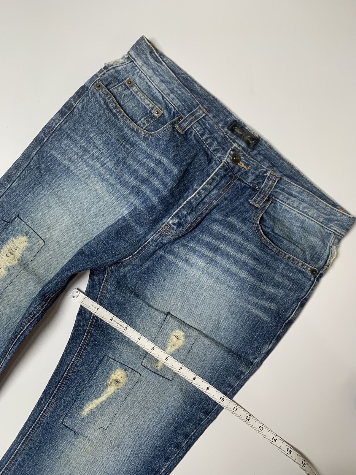 Japanese Brand × Vintage Beach sound distressed denim Size US 32 / EU 48 - 11 Thumbnail
