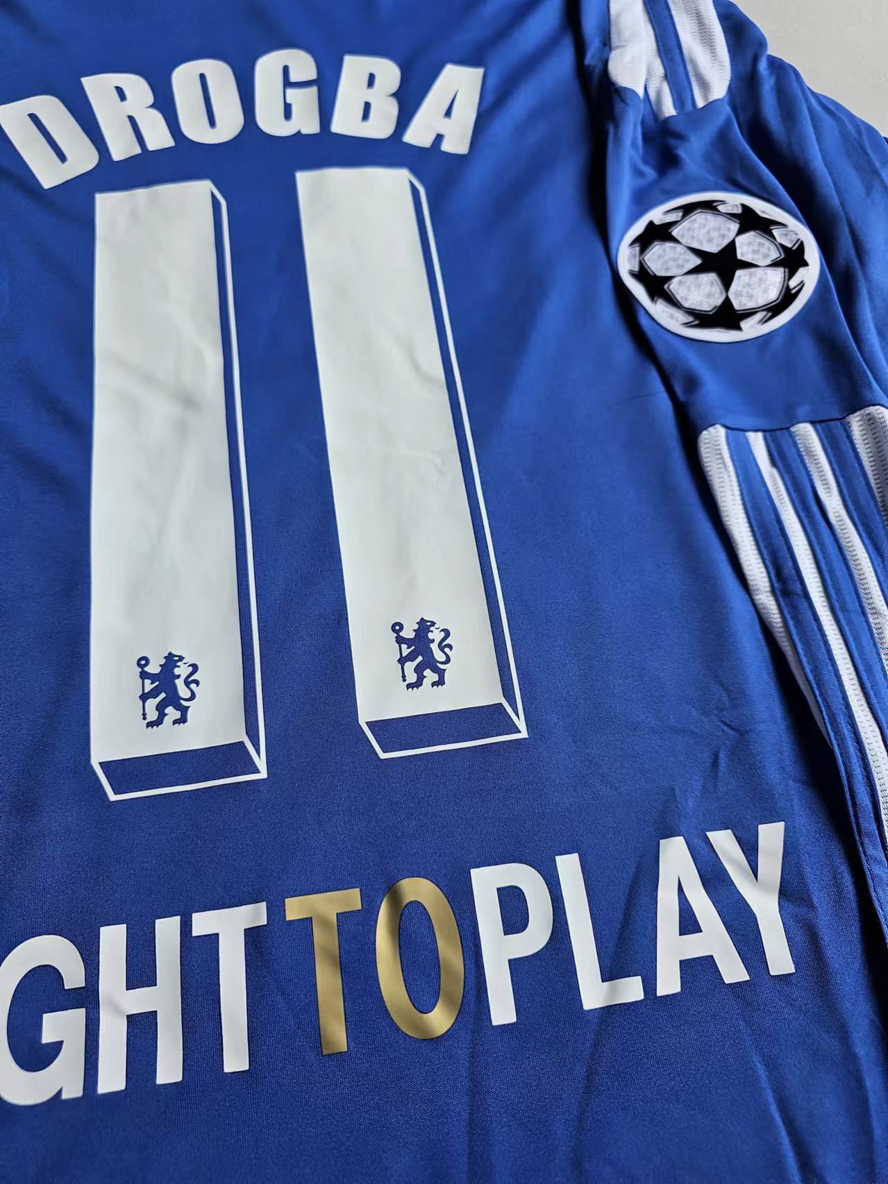 Other 2012 Chelsea #11 Didier Drogba Jersey Home Longsleeve Size US XL / EU 56 / 4 - 4 Thumbnail