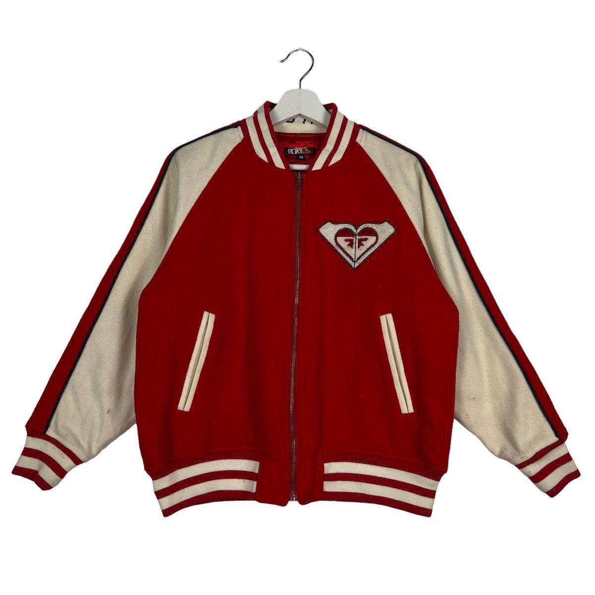 Other 🔥 VINTAGE ROXY VARSITY BOMBER JACKET Size US S / EU 44-46 / 1 - 1 Thumbnail