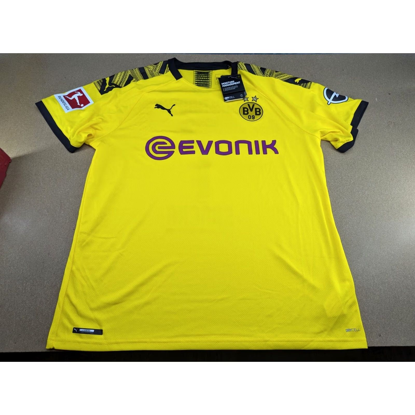 Puma PUMA Borussia Dortmund Jadon Sancho #7 Mens Jersey 2XL Home Football Adult T-Shirt End with Quick Dry Mens Sports Shirt Yellow Jersey Size US XXL / EU 58 / 5 - 2 Thumbnail