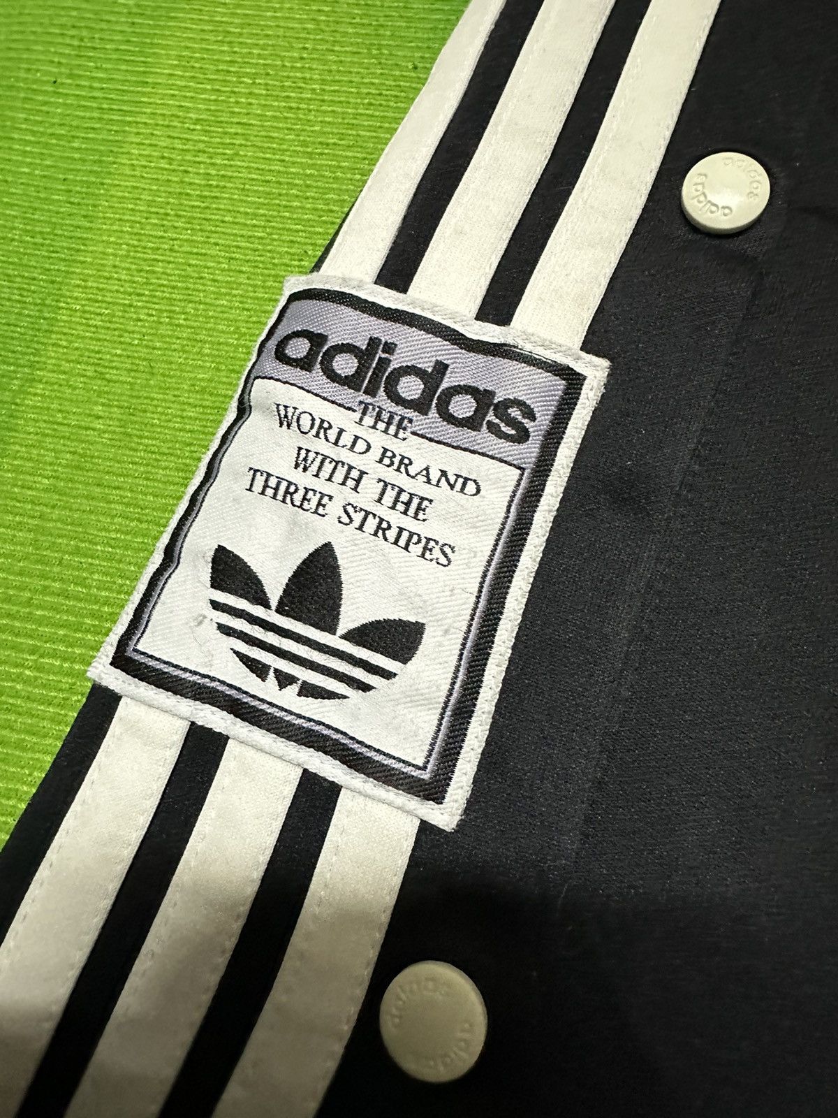 Adidas Vtg Adidas fishnets popper joggers track bottom Size US 30 / EU 46 - 5 Thumbnail