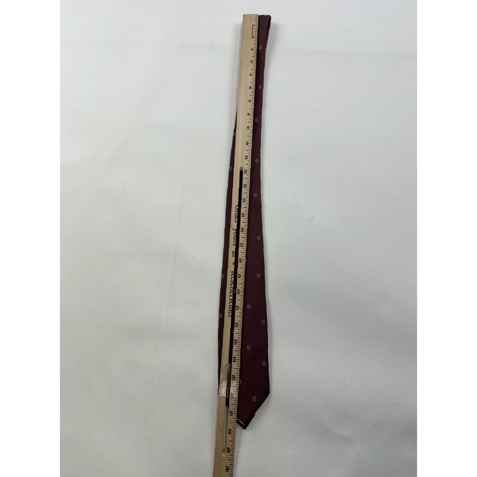 Oscar De La Renta Oscar de la Renta Tie Red Necktie Men Classic Size ONE SIZE - 7 Thumbnail