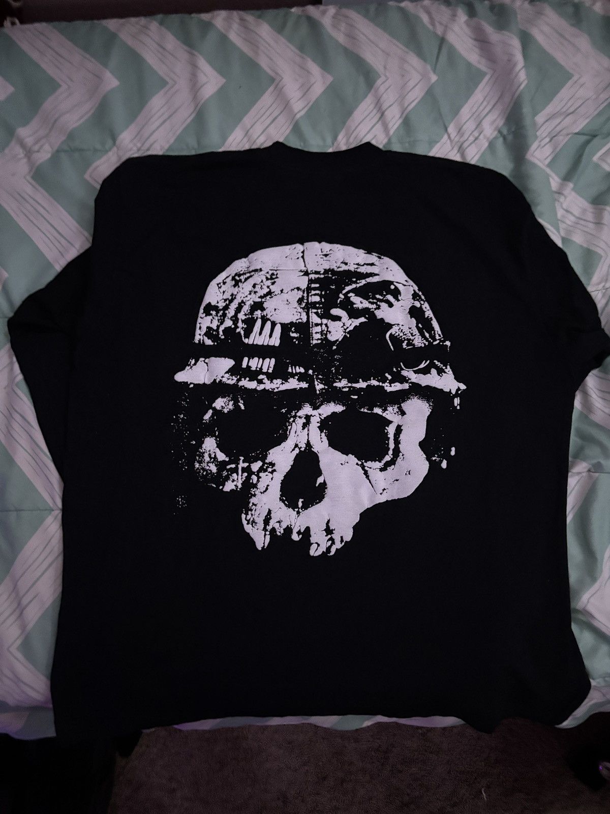 City Morgue × Revenge Revenge x City Morgue War Skull long sleeve Size US XL / EU 56 / 4 - 2 Thumbnail