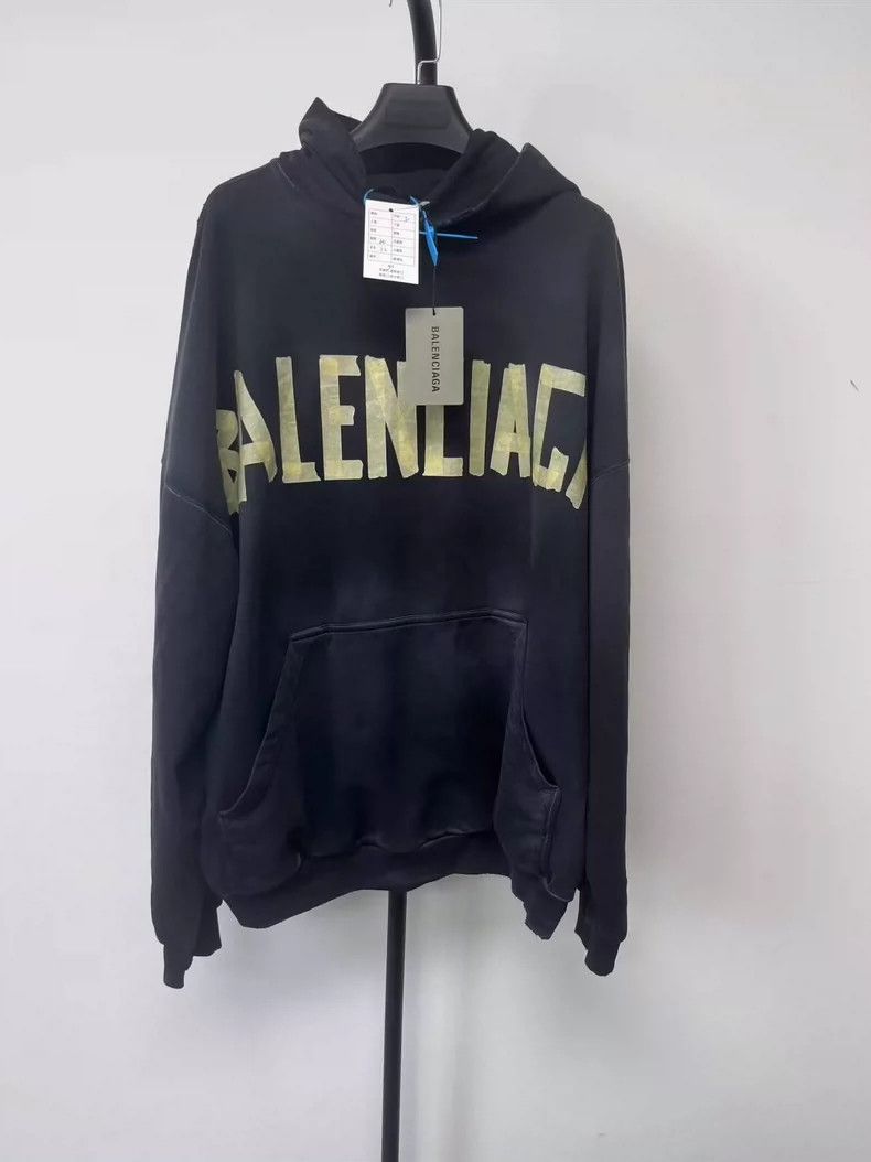 Balenciaga Balenciaga Logo Printed Hoodie Size US M / EU 48-50 / 2 - 1 Thumbnail