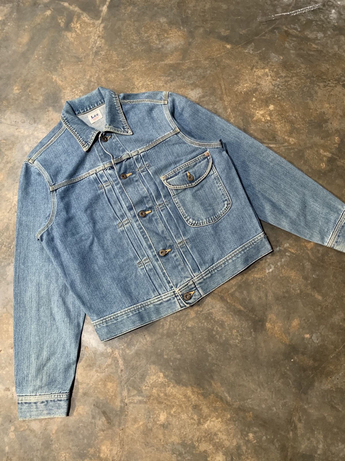 Lee Vtg trucker denim jacket type 1 lee cowboy denim sanforized Size US L / EU 52-54 / 3 - 2 Thumbnail